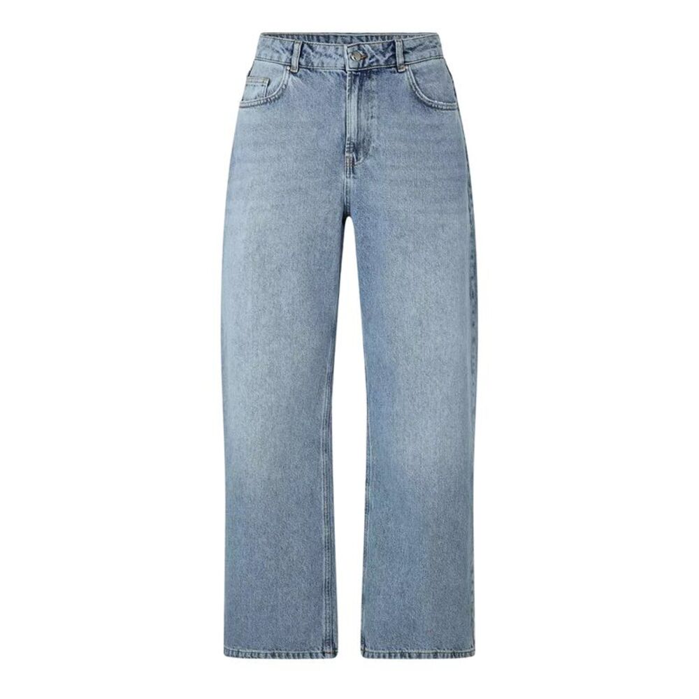 Couture Club Mens Denim Wide Leg Jeans / Vintage Wash